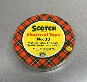 Vintage Scotch Electrical Tape Tin Can Empty - Picture 1 of 6