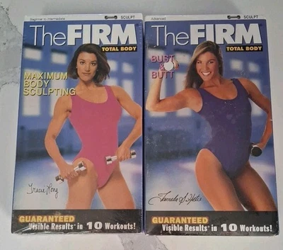 2 The Firm: Total Body Maximum Sculpting Bust & Butt VHS Tapes Sealed A34 - Image 1 of 2