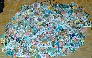 A4-LOTE TODOS DIFERENTES ,SIN TASAR.1500 SELLOS DISTINTOS MUNDIALES,UNIVERSALES, - Picture 1 of 2