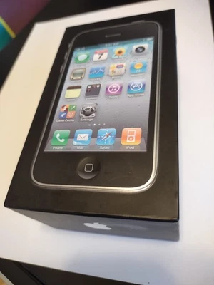 AT&T iPhone 3GS 8GB Black A1303 with BOX already RESET - Image 1 of 4