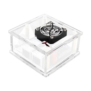 Acrylic Clear Case Motherboard Shell + Fan Heatsink For Orange Pi R1 Plus LTS - Bild 1 von 7