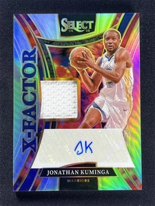 2024-25 Panini Select Jonathan Kuminga X-Factor Auto Patch Jersey Silver /199 - Picture 1 of 2