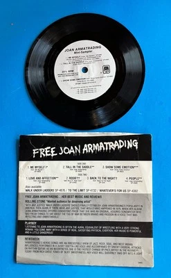 Joan Armatrading Mini Sampler 7 inch 33 1/3 RPM 45 Picture Sleeve- RARE!!! - Image 1 of 4