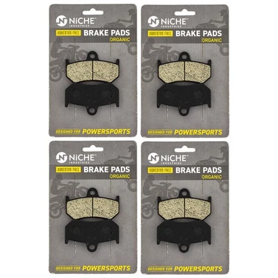 NICHE Brake Pad Set for Yamaha Apex FX Nytro RX1 RS Vector Rear Organic 4 Pack - Image 1 of 4
