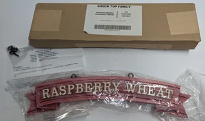 NEU SHOCK TOP BIER Himbeere Weizen Holz Banner Schild Befestigung 17" - Bild 1 von 4