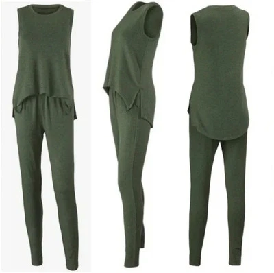 Macacão Cabi #5372 verde simples sem mangas 1 peça tamanho XS - Imagem 1 de 4