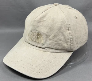 Vtg North Face Strapback Hat Cap Khaki Adjustable Hiking Outdoor USA Dad Mens - Picture 1 of 15