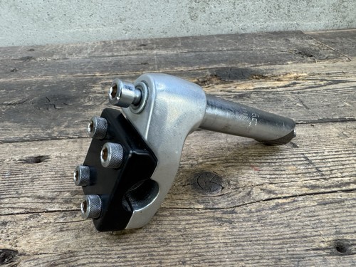 Vintage Bmx Double Clamp Stem Neck For 1” Bars Old School Vintage