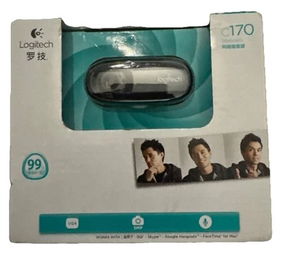 Logitech C170 Webcam 5MP USB 2.0 Video, Skype, Zoom Sealed ✅ - Image 1 of 4