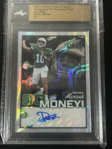 2025 Leaf Metal Football Darian Mensah Duke Rookie Auto 1/1 - Picture 1 of 2