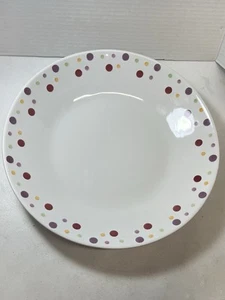 Pampered Chef Simple Additions Large Polka Dot Pasta Serving Bowl 13.5" - Picture 1 of 8