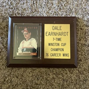 Dale Earnhardt 7 Time NASCAR Winston Cup Champion Wall Plaque 8”x6” - Picture 1 of 4