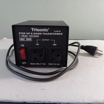 Tri Sonic 300W Step Up And Down Conversion Transformer - Image 1 of 4