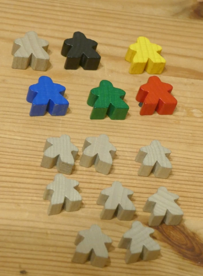 Carcassonne Die Erweiterung von Hans im Glück  vom alte Layout  - Spielfiguren - Bild 1 von 1