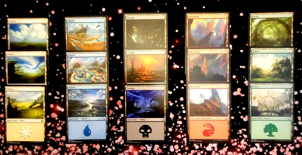 GirlGames - PACK SET COLECCIONISTA NIÑO FRESCO - MTG KALADESH BASIC LAND 1X CADA UNO Foto 1 de 1