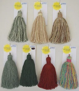 T441-Conso OUTDOOR key tassel - 5 1/2" w/ 3" loop - 11 colors to choose from! - Picture 1 of 12