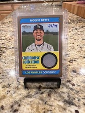 2023 Topps Heritage MOOKIE BETTS Gold  Clubhouse Collection Relic 83/99 🔥🔥🔥
