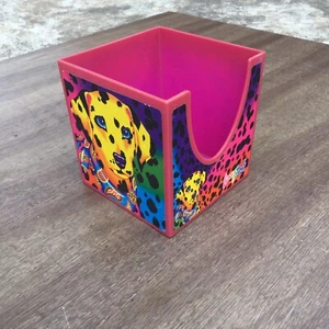 Cubo stazionario vintage Lisa Frank anni 90 cani cuccioli Y2k - Foto 1 di 14