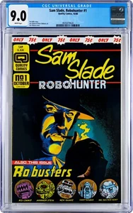 Sam Slade, Robohunter #1 CGC 9.0 (Oct 1986, Quality) Pat Mills Story, Ro-Busters - Picture 1 of 2