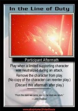 Babylon 5 CCG - in the line of duty/deluxe