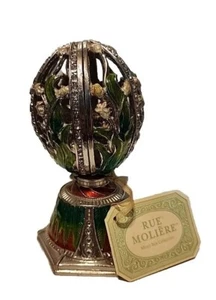Rue Moliere Jeweled Egg Music Box Eine Kleine Nachtmusik Mozart Inner Dragonfly - Picture 1 of 4