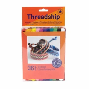 DMC Threadship PRIMARY Colours Mono Strand Cotton Thread 9.14m each, 36 Skeins - Bild 1 von 1