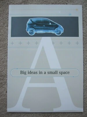 Mercedes-Benz A-class brochure - pre-launch 1998 - Image 1 of 3