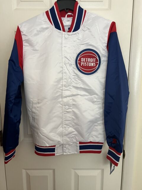 Team Origins Varsity Satin Jacket Detroit Pistons