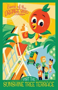 Sunshine Tree Terrace Orange Bird Walt Disney World WDW Poster MATTE 11x17 - Picture 1 of 9