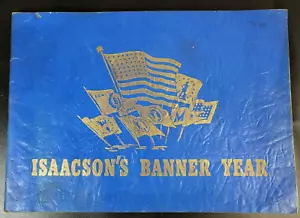 Vintage 1942 ISAACSON'S IRON WORKS US Navy Iron Workers Book Banner anno - Foto 1 di 17
