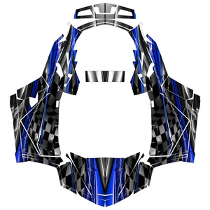 2018 Arctic Cat Wildcat XX Design BurnOut Graphic Kit Wraps UTV Decal 4x4 - Picture 1 of 11