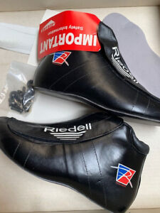 NOS Riedell 401 Graphite black skate roller inline speed boots men's size 6.5