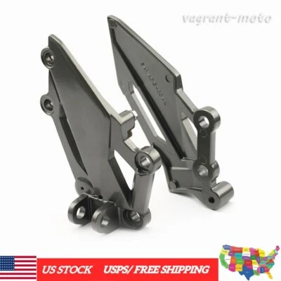 Foot Peg Mount Footrest Bracket For KAWASAKI Ninja 250R EX 300 250 Z 250 Z 300 - Image 1 of 4