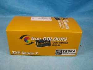 Zebra True Colours 800077-740 YMCKO ZXP Series 7 Color Ribbon NEW 250 PRINTS - Afbeelding 1 van 2