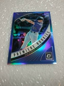 Ryan McMahon Rockies 2018 Optic Premier Rookies Blue Prizm #PR9 SP 64/149