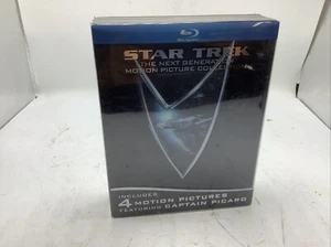 Star Trek: The Next Generation Motion Picture Collection Blu-Ray Box Set 5 Discs - Foto 1 di 6