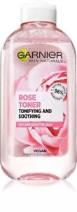 Garnier SkinActive Rose Water Soothing Toner 200ml for Dry & Sensitive Skin - Picture 1 of 3
