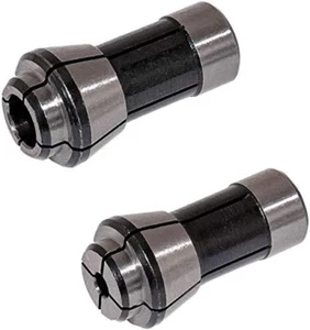 LinaLife 2 PACK 1/8 1/4 Industries Die Grinder Collet Holds 1/8 Arbors/Shanks an
