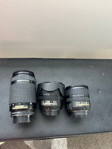 3x Nikon Nikkor Lenses! 24mm-85mm and 70mm-300mm