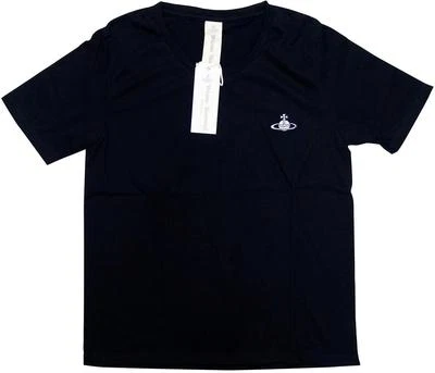Camiseta Top Vivienne Westwood Hombre Japón Negra 2" Big Orb Bordada Talla M Nueva con Etiquetas Foto 1 de 4