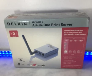 Belkin F1UP0002uk Wireless G All-in-one Print Server FREE UK P&P #133 - Picture 1 of 2