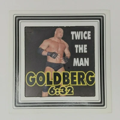Vintage Carnival Prize Glass Picture WWF WWE Goldberg - Image 1 of 2