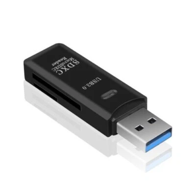 USB 3.0 SD Memory Card Reader High Speed SDHC SDXC MMC Micro SD Mobile T-FLASH - Image 1 of 4