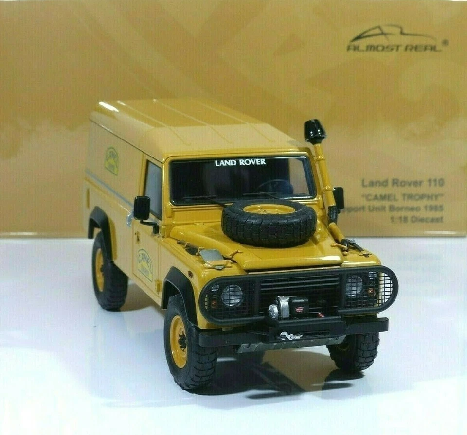 Land Rover 110 Camel Trophy Support Unit Borneo 1985 1 18 Model Almost Real