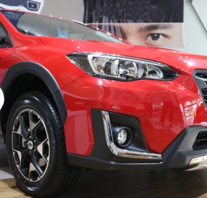 Fit for Subaru XV/Crosstrek 2018-2020 Chrome Front Fog Lamp Eyebrow Cover Trim - Picture 1 of 10