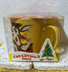 Disney Christmas Mug Vintage The Lion King Timon & Pumbaa Sealed Gift - Picture 1 of 6