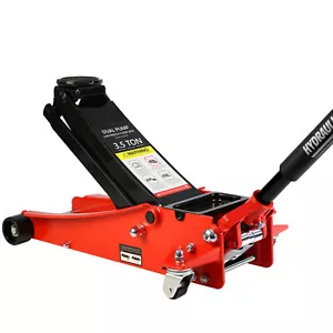 NEW-Floor Jack,3.5 Ton Low Profile Floor Jack,Heavy-Duty Steel Racing Floor - Picture 1 of 13