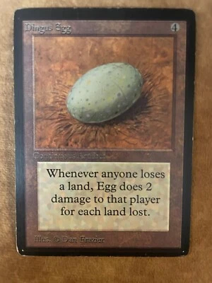 MTG BETA **RARE**DINGUS EGG VG/EX CONDITION!   - Image 1 of 2
