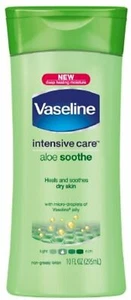 Vaseline Body Lotion Intensive Care Refreshes Dry Skin Aloe Soothe 10oz 12 Pack - Picture 1 of 3