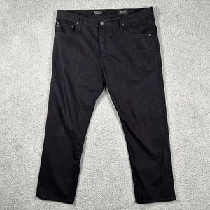 AG Adriano Goldschmied Mens Pants 38x32 The Tellis Modern Slim black 5 pocket - Picture 1 of 8